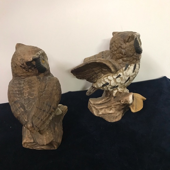 Vintage Ceramic Owl Figurines - Picture 2 of 7